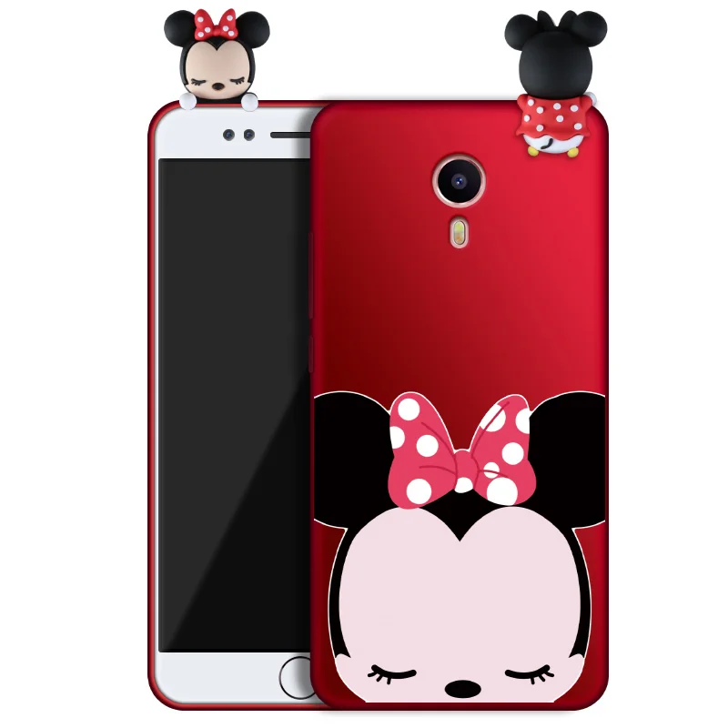 Meizu M2 Note case with Lanyard full coverage protector Cartoon 3d cute soft silicon Fitted Case for meizu m2 note cover |