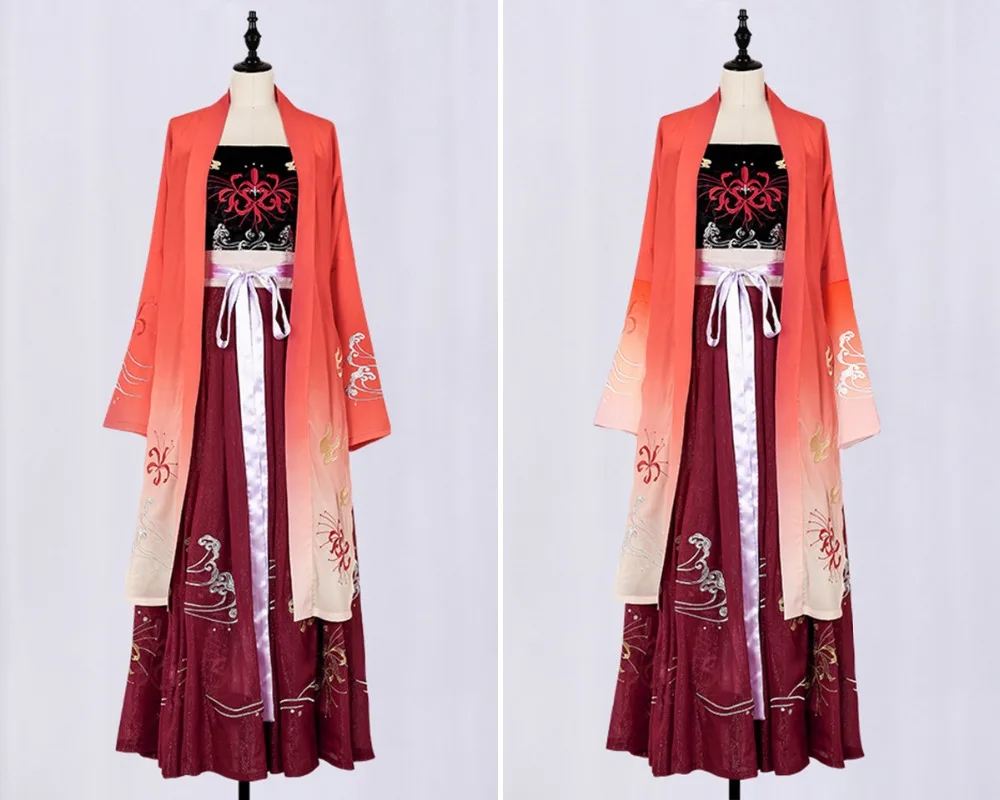 2019 Красивая Женская Вышивка в китайском стиле с завышенной талией на другой