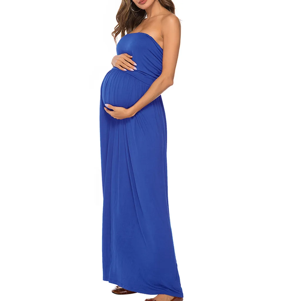 Женское длинное платье без рукавов SAGACE летнее сексуальное для беременных