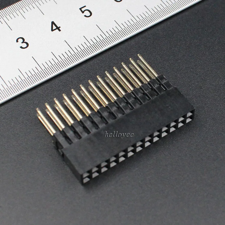 Hellotronics 2 шт./лот 8 5/5 0/10 5 мм GPIO Header для Raspberry Pi очень высокий 2x13 женский