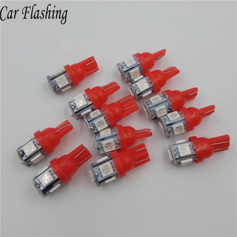 Автомобильный мигающий 30 шт. Акция T10 5 smd 1206 светодиодов 5SMD автомобильный