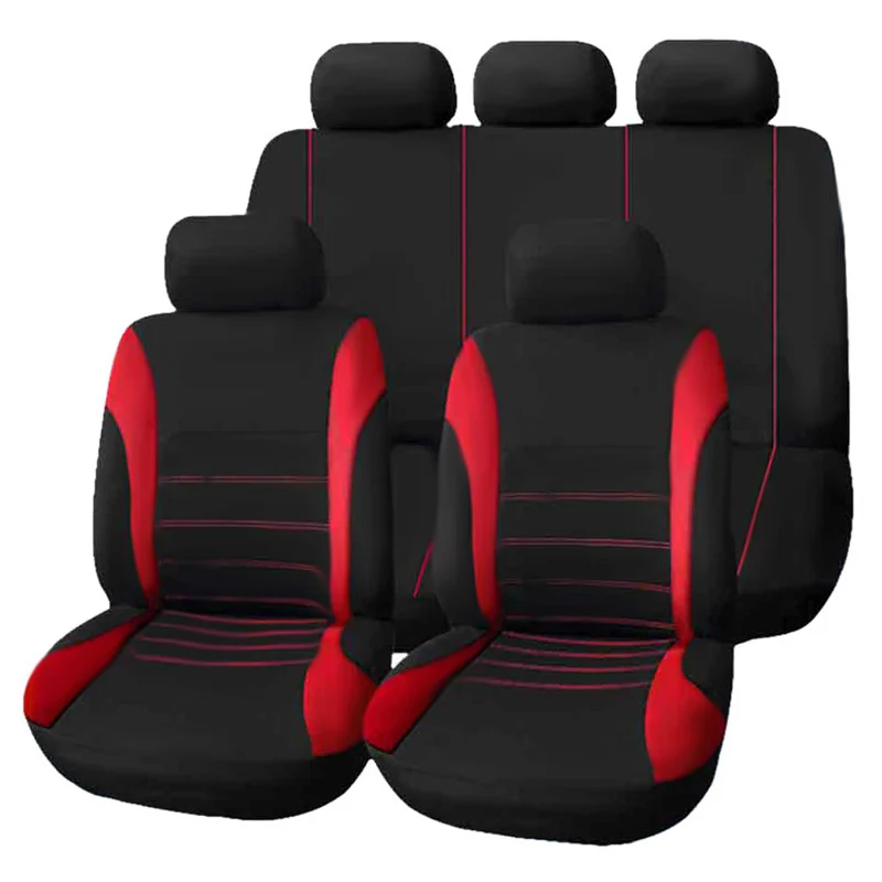 10 Pcs/Set Car Seat Covers Set for Auto with Steering Wheel+Belt Pad+Head Rests F-Best | Автомобили и мотоциклы