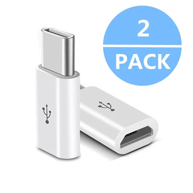 2 шт. адаптер Type-C для Micro USB Meizu PRO 5/PRO 6/PRO 6 S/PRO Plus конвертер быстрое зарядное