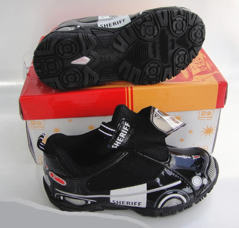 New sale Children Casual Cool Shoes Spring and Autumn car boys cartoon school student Sneaker Europe size 25-29 Breathable shoe | Детская