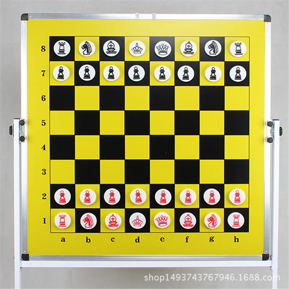 BSTFAMLY шахматы набор пластиковые магнитные шахматные игры Обучение Chessman диаметр 65