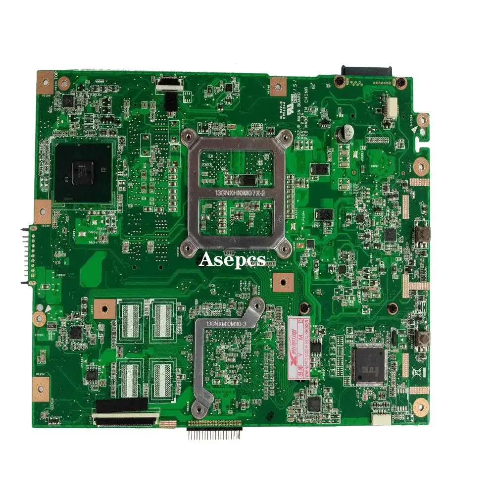 Asepcs K52JR REV2.3A Ноутбук материнская плата для Asus K52JU K52JT K52JB K52JE K52J A52J X52J Тест оригинальной основной платы HD6370 512M