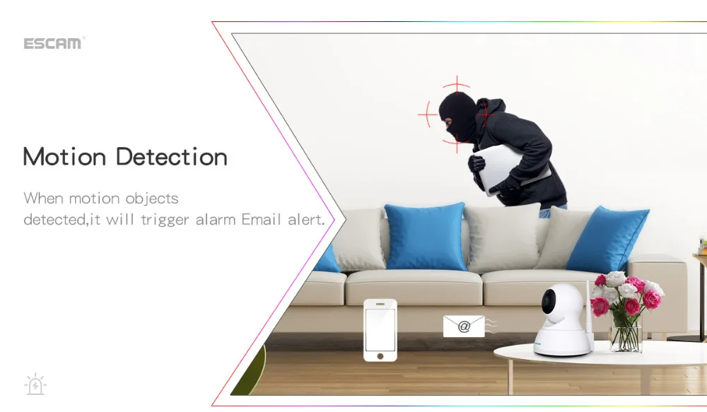ESCAM QF007 720 P 1MP двойная антенна панорамирование/наклон ONVIF Wi Fi IP камера ИК камеры
