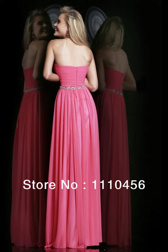 2014 New Spring Fashion Sexy Royal Blue/Pink/Blue Chiffon Formal Evening Dress E3904 | Свадьбы и торжества