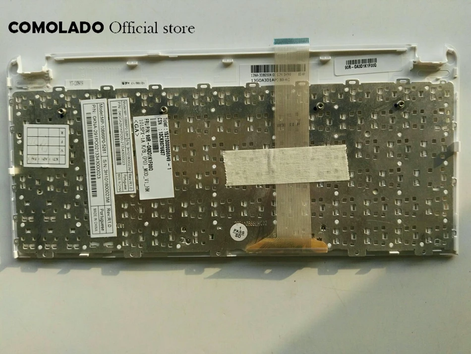 ND скандинавский для Asus Eee PC 1015 1015B 1015BX 1015PW 1015CX 1015PD 1011 1015PX белый с рамкой Клавиатура