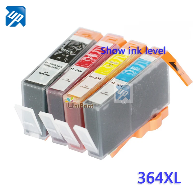 Чернильный картридж UP 4 x совместим с 364XL для hp 3070A B209a B210A 5515 B010a B109d B109f B109a B110c