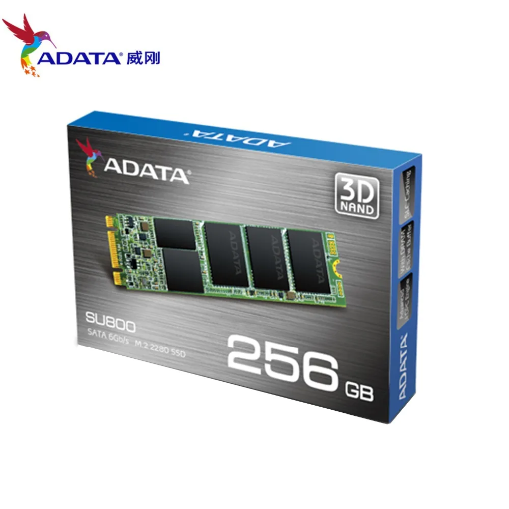 ADATA SU800 M.2 2280 256GB Ultimate 3D NAND Твердотельный накопитель (ASU800NS38-256GT-C) | Компьютеры и офис