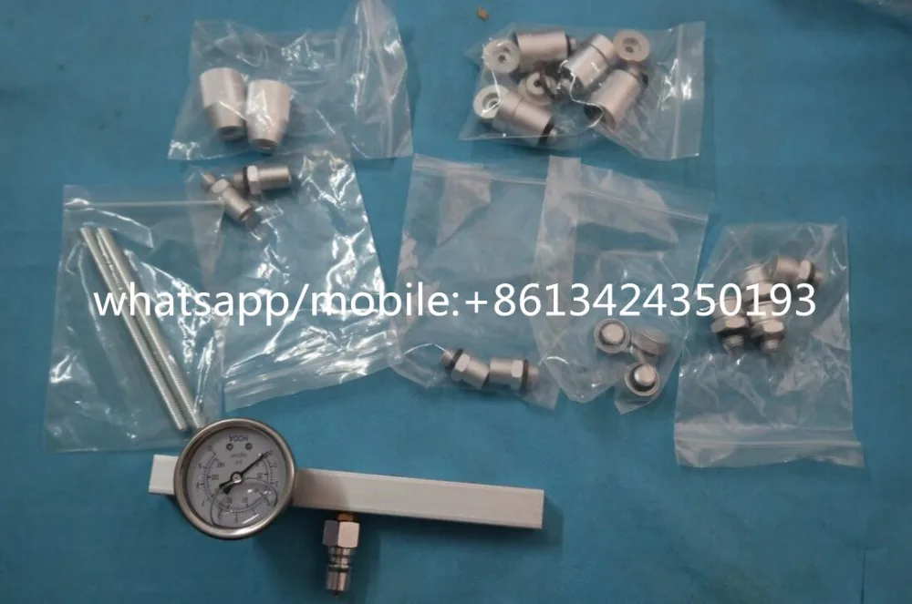 Разъемы для быстрого очистителя топливного инжектора и тестового сопла