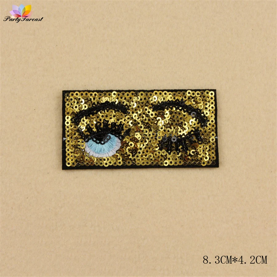 PF Блесток Патчи Помада Радуга Пришить Патч Сумка Шляпа Платье Одежда Наклейки