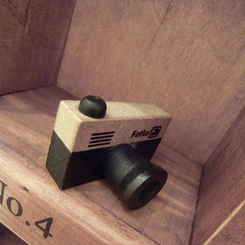 1 х винтажная деревянная печать камеры DIY Наклейка для штамп скрапбукинга zakka