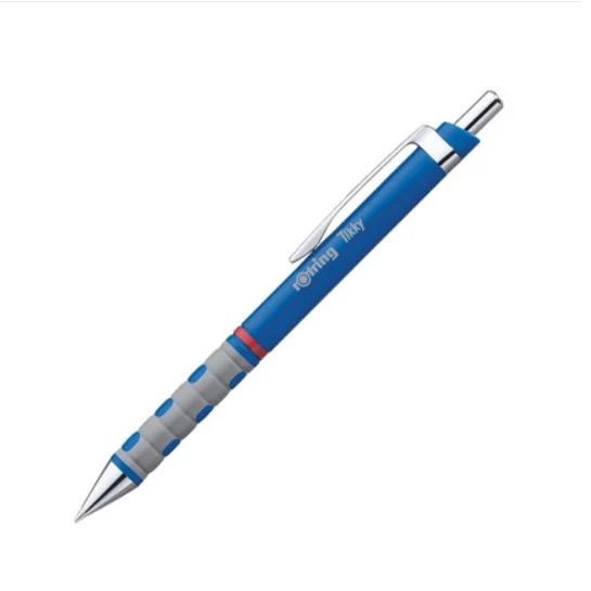Blue Шариковые ручки Rotring Tikky, синие чернила, M, ручка, школьные и офисные канцелярские принадлежности, 1 штука - Color: Blue