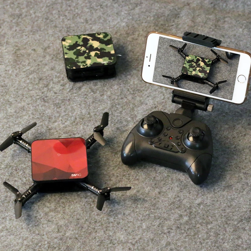 Мини Дрон SMRC S1 RC Вертолет игрушка селфи Квадрокоптер складной с HD камерой Wifi FPV