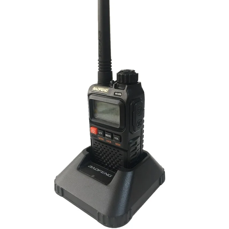 Baofeng UV-3R+ Plus Мини Портативная рация с зажимом, портативная UHF VHF двухсторонняя рация, радиоприемник PMR446, FM, радио Woki Toki, Япония