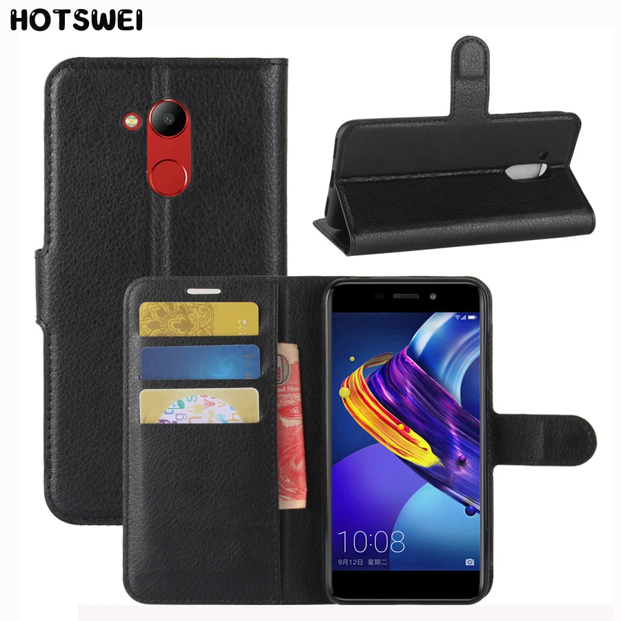 HOTSWEI чехол для Huawei Honor 6C Pro Чехол Высокое качество искусственная кожа и силикон