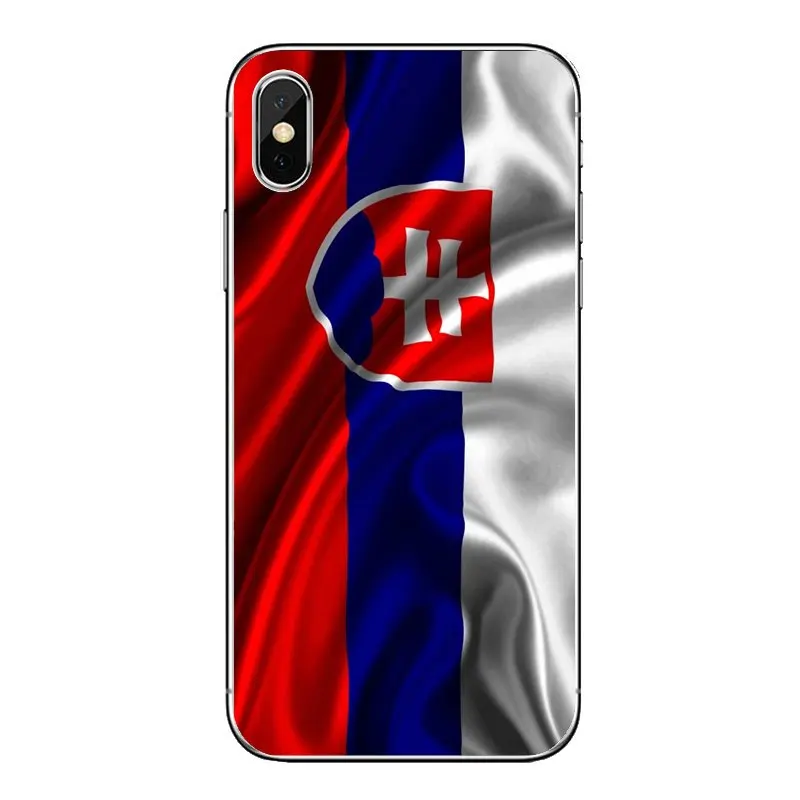 Прозрачные мягкие чехлы SK словацкий флаг печать баннер для Huawei Honor 8 8C 8X 9 10 7A 7C Mate 20