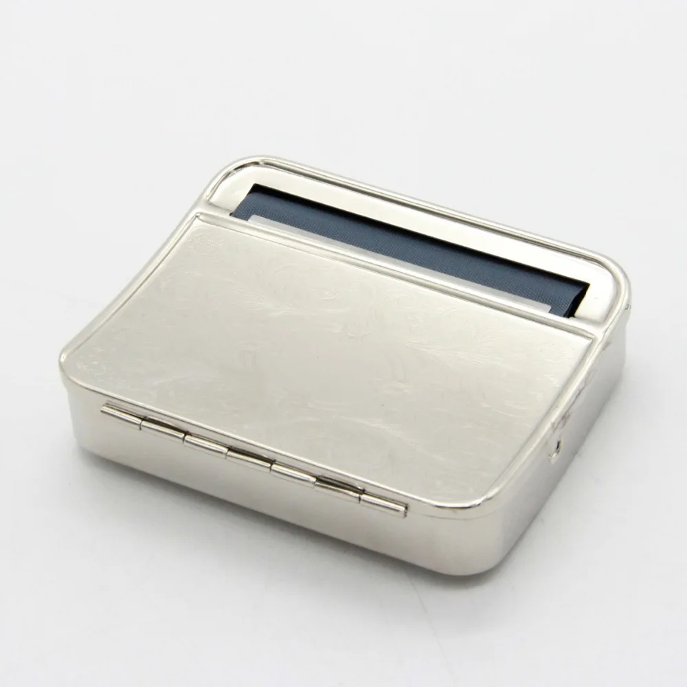 Автоматическая машинка для скручивания сигарет табака металлическая коробка 70