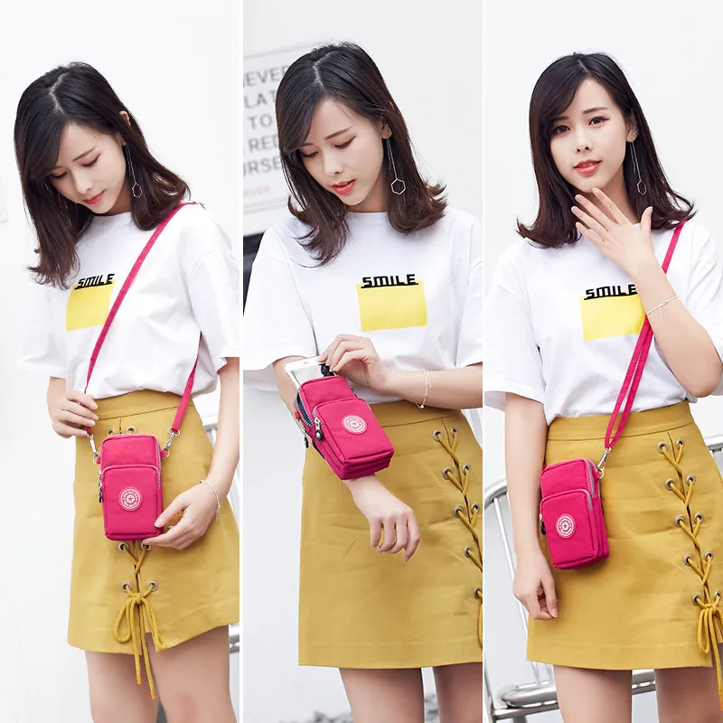Универсальная сумка для мобильного телефона для samsung/iPhone/huawei/htc/LG, чехол-кошелек, сумка на плечо для бега, спортивная сумка с карманом
