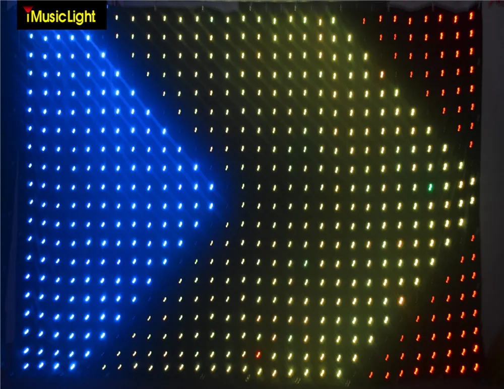 P9 3x8 м RGB светодиодная видеозанавеска DMX DJ Satge фоны предварительно установленные 60