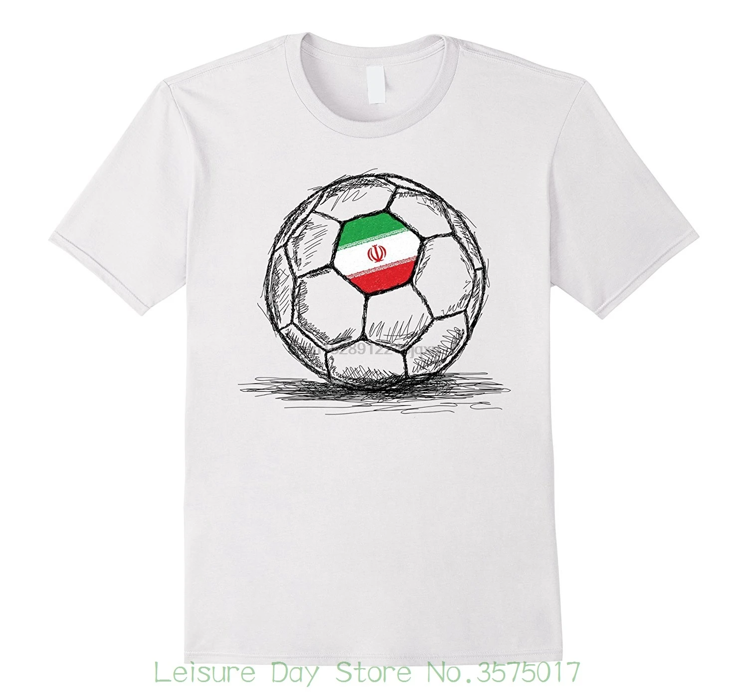 Дизайн Стиль Новая мода короткий рукав иранский флаг дизайн на Soccerite мяч