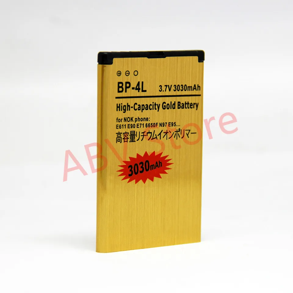 Акумуляторная батарея BP 4L BP4L мобильного телефона Батарея для NOKIA E61i E63 E90 E95 E71 6650F N97