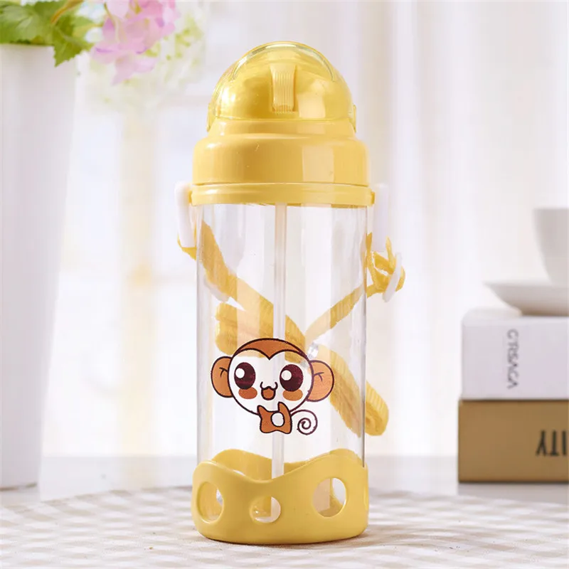 Детская Бутылочка для питья без бисфенола А 400 мл|straw drink bottle|drink bottlewater bottle |