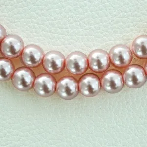 Оптовая продажа круглые стеклянные жемчужные бусины разделители 4 мм белые