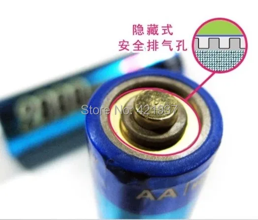 Аккумуляторная литий ионная батарея KENTLI 6 шт. в AA 2800 МВт/ч|aa battery|battery aaa rechargeable battery |
