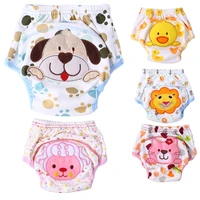 unisex baby diaper reusable baby training pants animal printed newborn underpants panties infant toddler cloth diapers cover