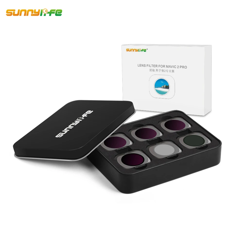 Набор фильтров для объектива Sunnylife UV MCUV CPL ND ND4 ND8 ND16 ND32 6 шт. аксессуары дрона DJI MAVIC 2