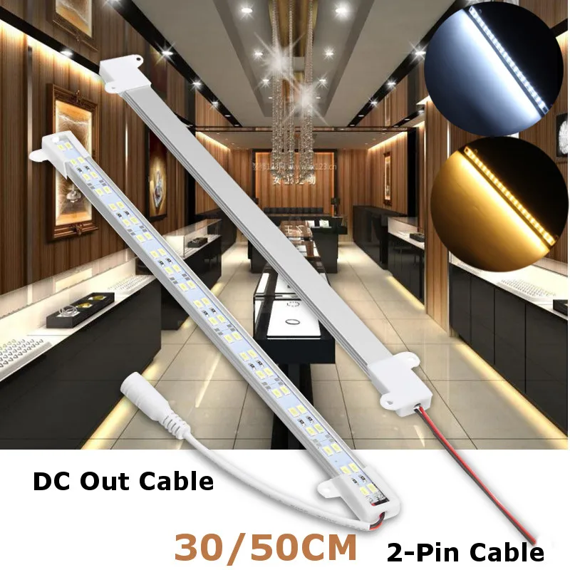 Smuxi 30/50 см твердый бар u образный светильник двухрядный полоса 5630 SMD СВЕТОДИОДНЫЙ