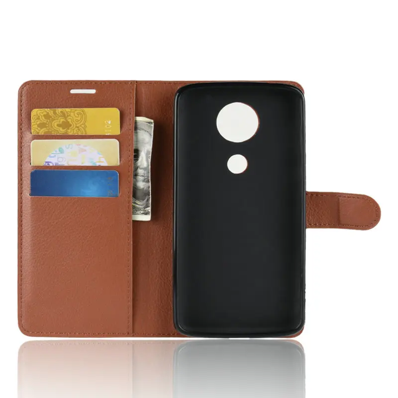 Роскошный кожаный чехол книжка для Motorola Moto E5 Plus XT 1924 moto e5 кошелек с