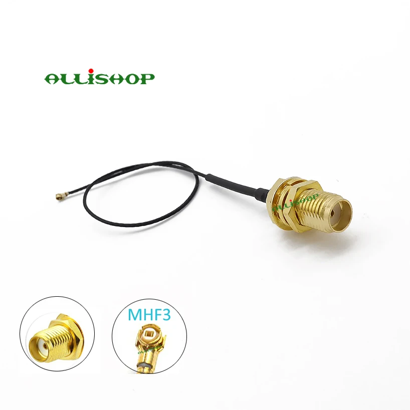 MHF3 IPEX U.FL IPX-SMA Гнездовой кабель для Mini PCI 0 81 мм M2 карта Intel WIFI Беспроводная плата |