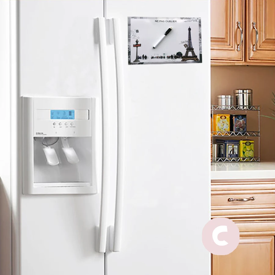 В городе Нью Йорк Париж London со стирающейся от маркера Гибкая магнитная доска