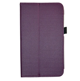 Purple Чехол для планшета Alcatel pixi 4 7, чехол-книжка с подставкой, чехол из искусственной кожи для планшета " Vodafone Smart Tab Mini 7 - Цвет: Purple