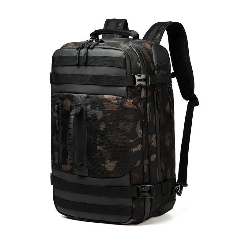 Camo Backpack Мужские рюкзаки для путешествий, водонепроницаемые, вместительные, модные, 15,6 дюймов, сумки для ноутбука, многофункциональные, для улицы, мужские рюкзаки, Mochila - Цвет: Camo Backpack