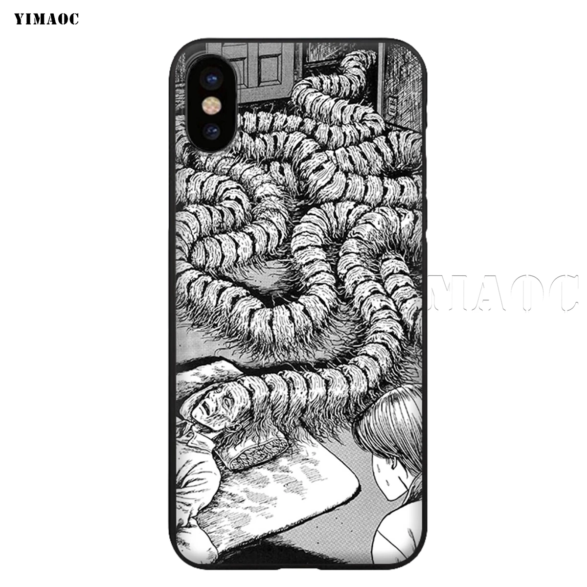 YIMAOC Junji Ito тройники ужас Мягкий силиконовый чехол для iPhone 11 Pro XS Max XR X 8 7 6 6S Plus 5 5S se - Цвет: 8