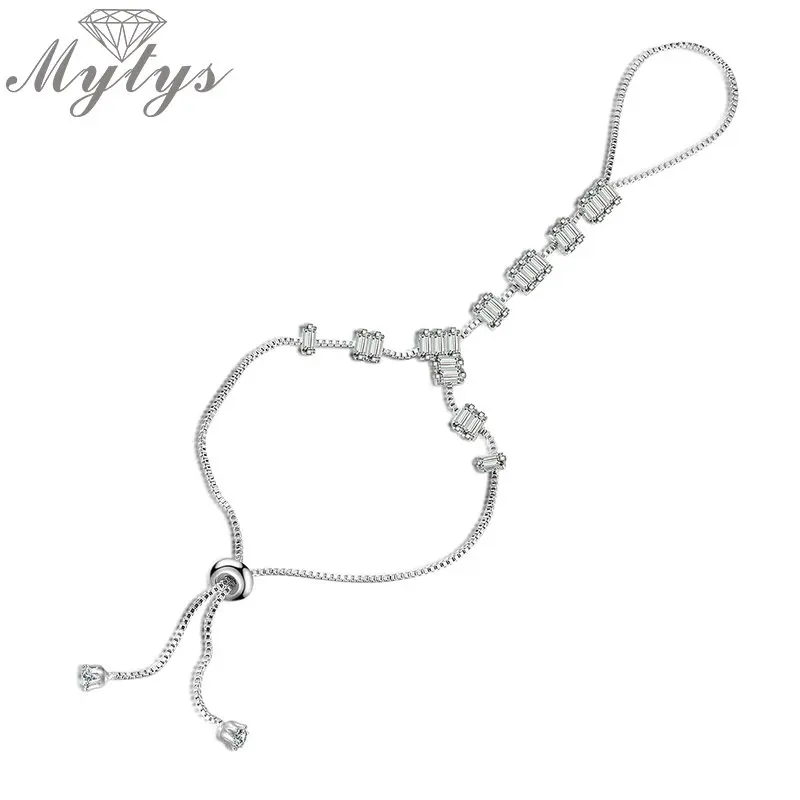 Mytys Новый трендовый дизайн браслет на запястье и палец высокий уровень