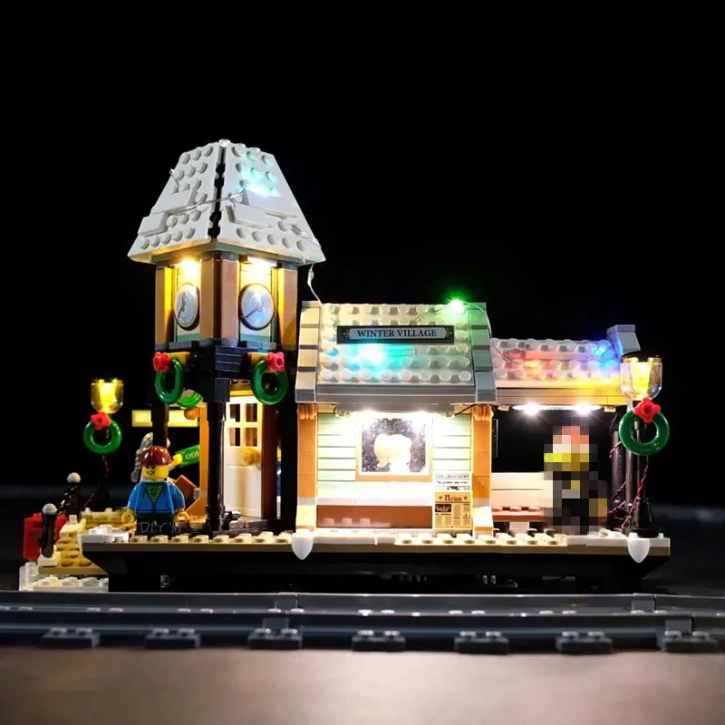 Led Light Set For Lego 10259 The Winter Village Compatible 36011 friend Genuine Creative Series Building Blocks(Only lights) | Игрушки и
