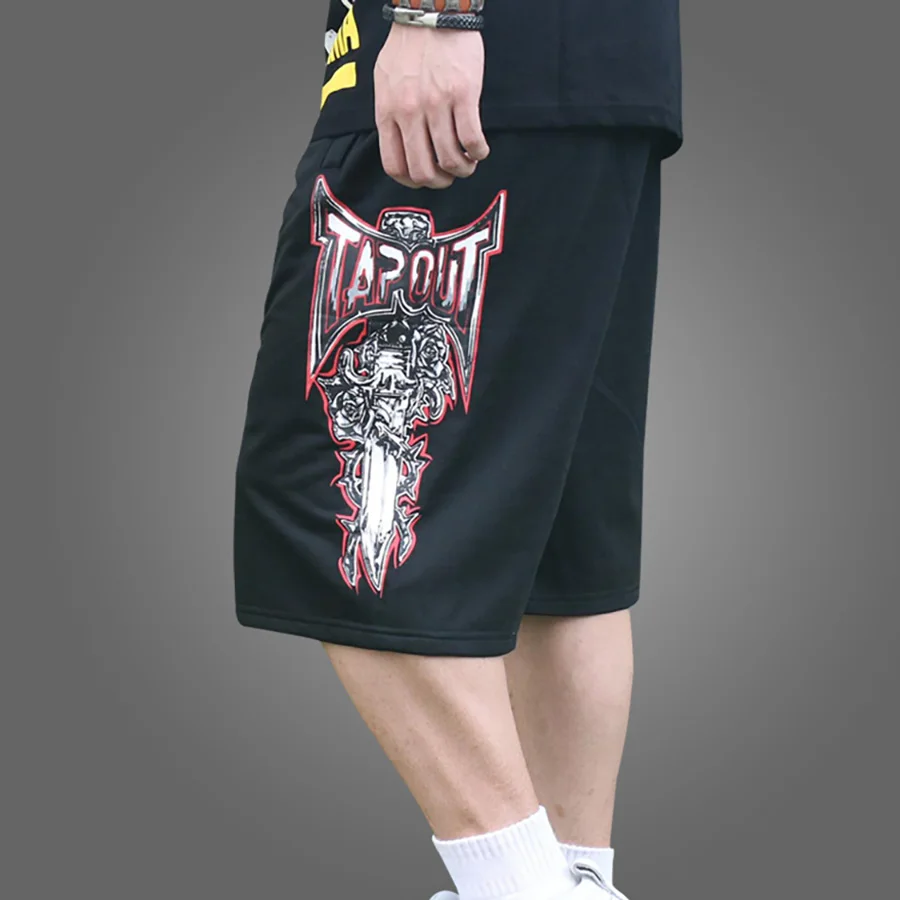 Длинные спортивные штаны шорты для мужчин в стиле хип хоп мешковатые уличная