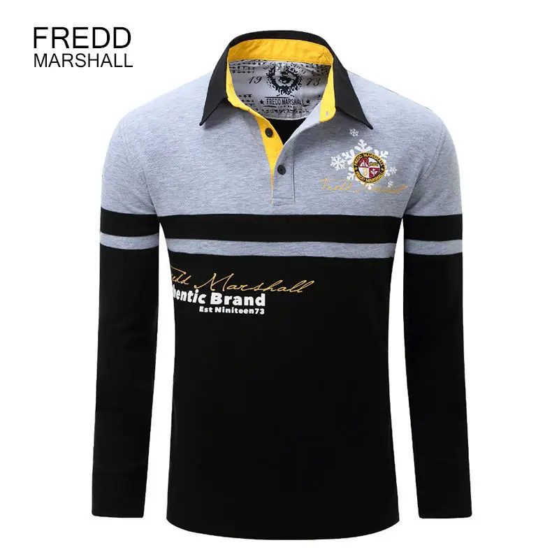 Мужская футболка поло с длинным рукавом 100% хлопок|brand polo shirt|polo brand shirtpolo shirt |