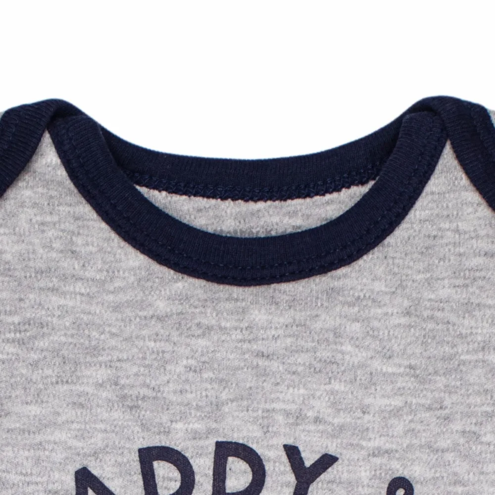 Одежда для новорожденных мальчиков Боди хлопковое боди с длинными рукавами