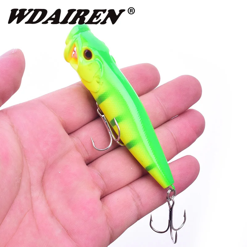 WDAIREN Popper Рыбная приманка 9 см 12 5 г Pesca рыболовные Topwater воблер Isca искусственный