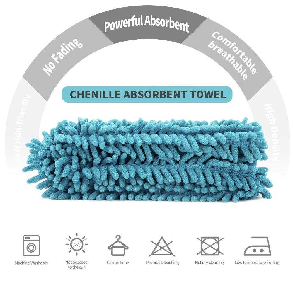 Soft Water Absorption Bath Towel for Pet Dog Cat Cleaning Massage Washing Drying Hair Towel Car washing Bathroom Towel Supplies