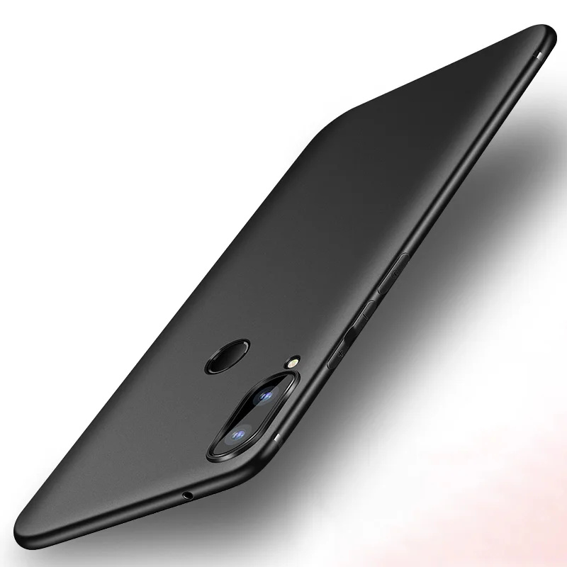 Черный Матовый ТПУ чехол Cafele для Xiaomi Redmi Note 7 8 pro, ультратонкий 0,4 мм мягкий чехол для Xiaomi Redmi Note 7 8 pro, чехол - Цвет: Черный