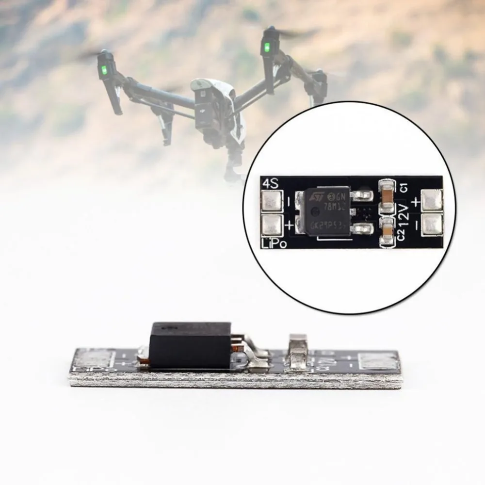 4S Lipo до 12 В линейный регулятор напряжения регулировать модуль для FPV камеры