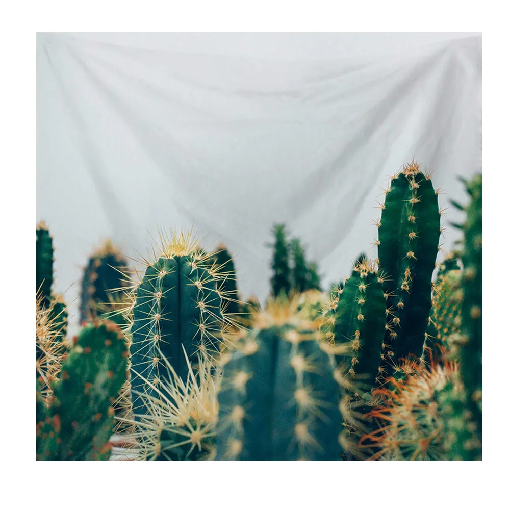 

Cactus Tapestry Bohemian Wall Hanging Beach Towel Throw Blanket Picnic Yoga Mat Home Decoration Textiles